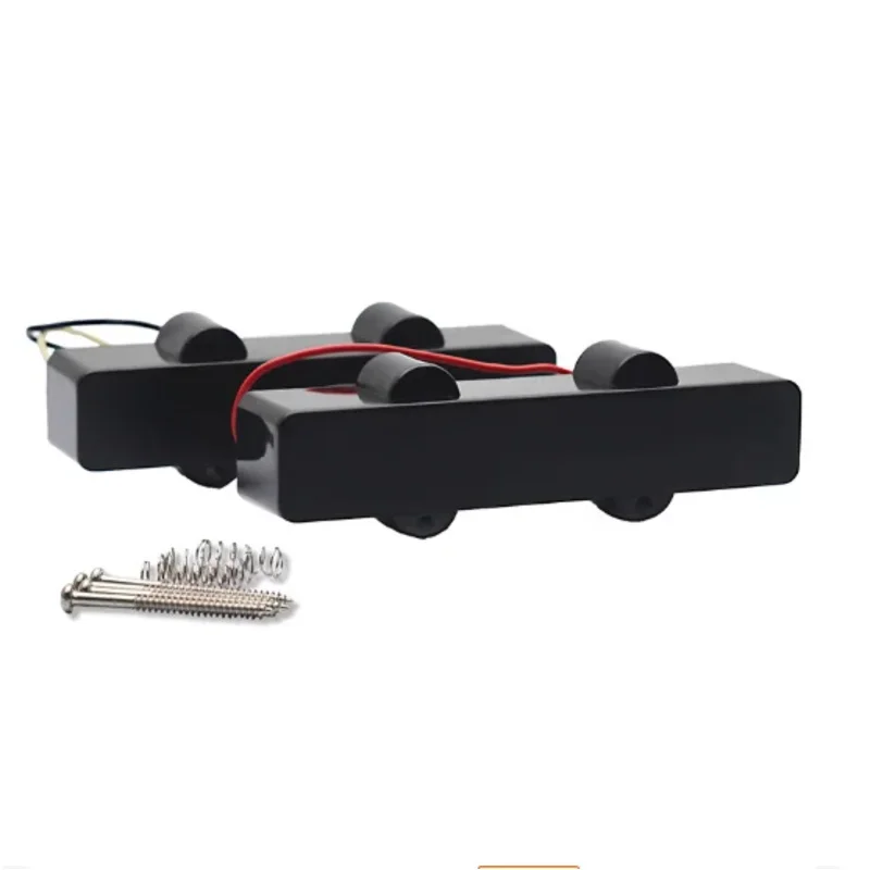 

Звукосниматели для 4-струнной электробас-гитары Jazz Bass, металлические, открытые, с одним звукоснимателем, черные.