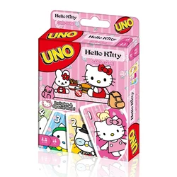 Mattel Games UNO Hello Kitty Card Game for Family Night Featuring Tv Show Themed Graphics and a Special Rule for 2-10 Players