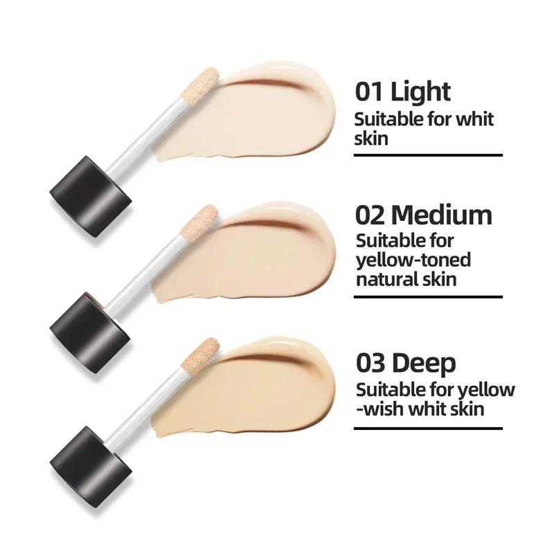 12Ml Mờ Nền Trang Điểm Kem Dành Cho Da Mặt Chuyên Nghiệp Che Khuyết Điểm Mắt Đậm Vòng Tròn Lỏng Lâu Corrector Kem Đựng Mỹ Phẩm