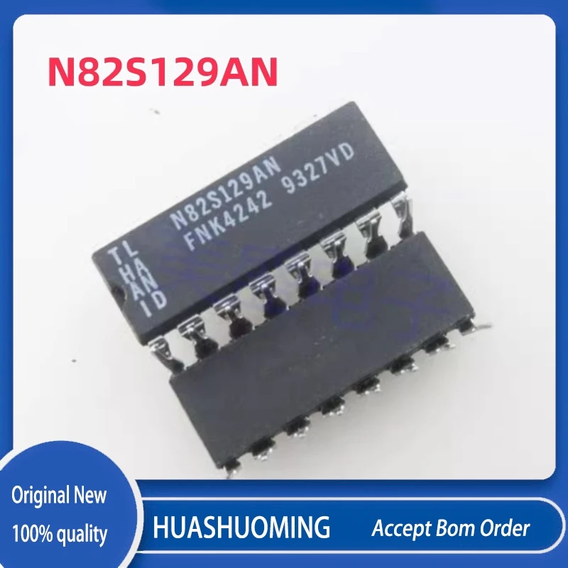 5Pcs/Lot New    N82S129AN  N82S129 82S129    DIP-16