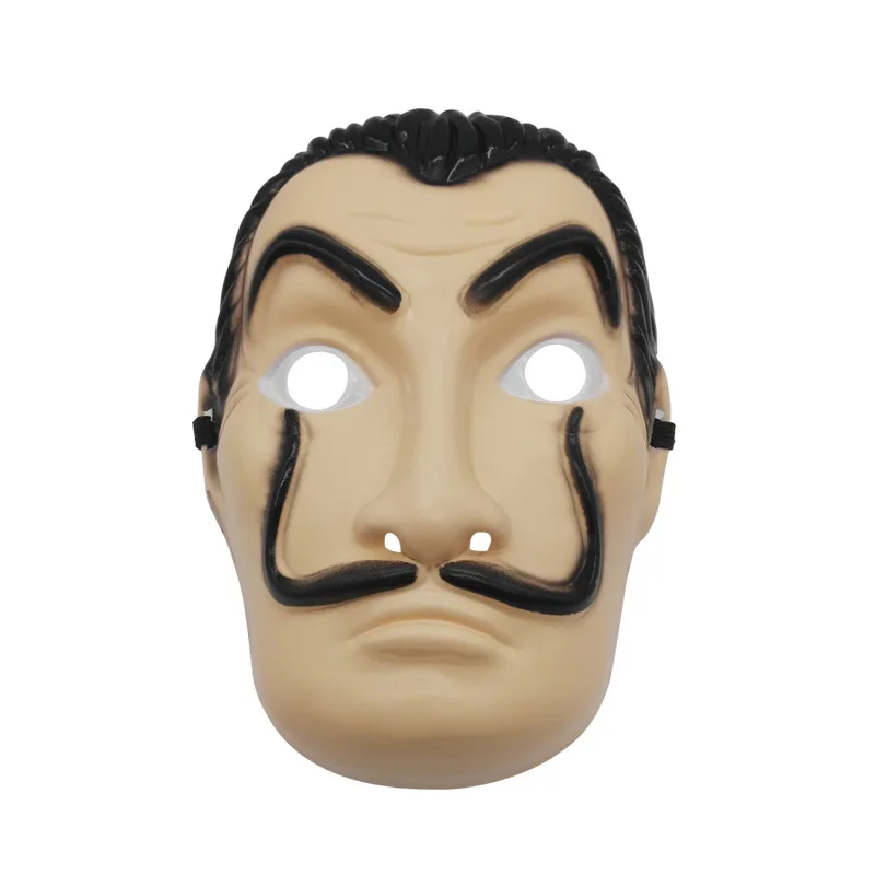 Salvador Dali Cosplay Papel Costume Child Adult Man Woman Halloween cosplay masks