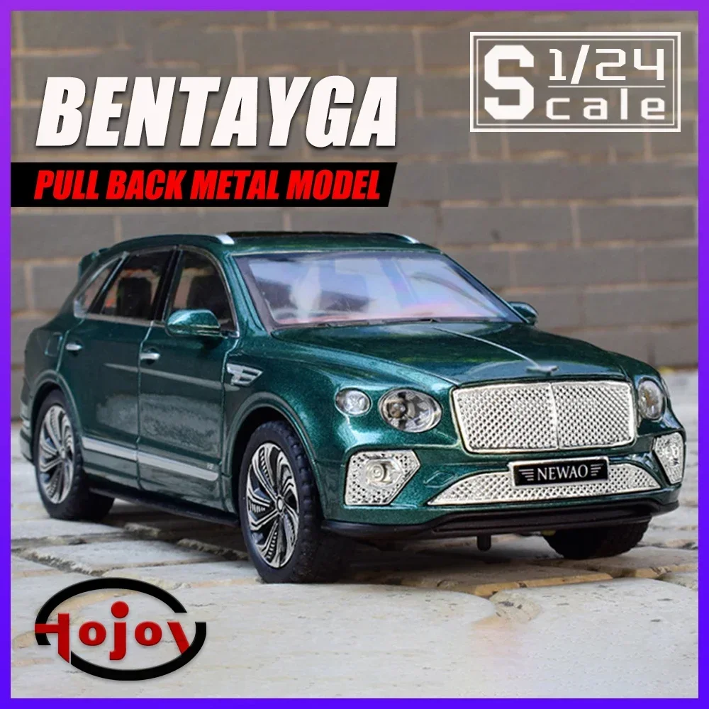 

Scale 1/24 Metal Toy Bentayga SUV Diecasts Cars Trucks Models Kids Toys For Boys Children Off-Road Vehicle Hobbies Collection