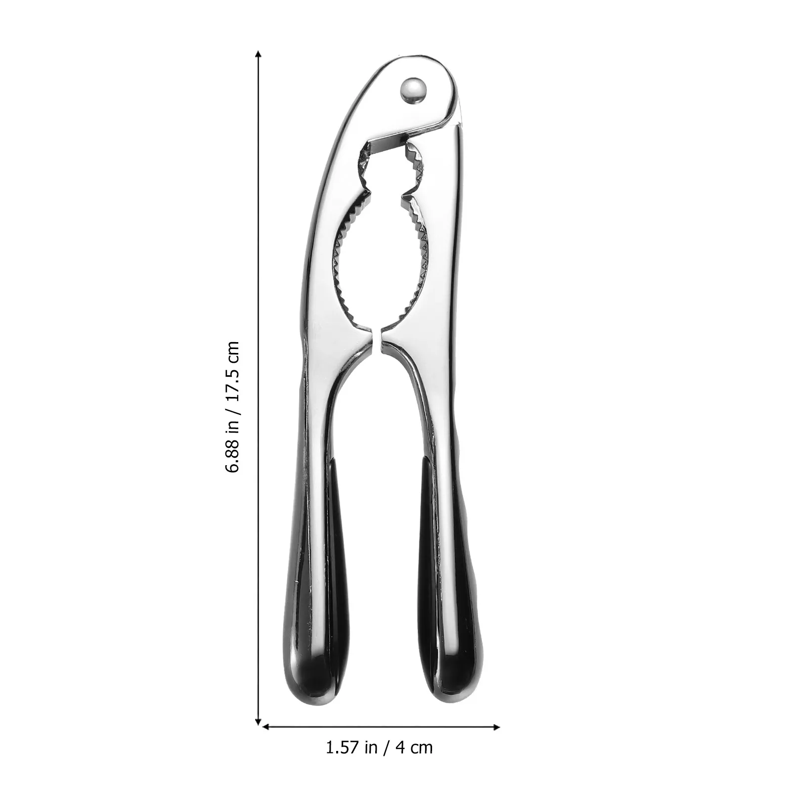 1Pcs Zinc Alloy Walnut Cracker Heavy Duty Nut Opener for Walnuts Hazelnuts Almonds Pecans Brazil Nuts Ergonomic Kitchen Gadget view 3