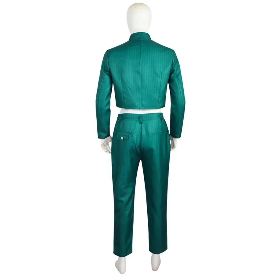 Yuusuke Urameshi Cosplay Kostuum Volwassen Heren Shirt Broek Jas Pak Tenue Uniform Halloween Carnaval Vermomming Feest Kostuum