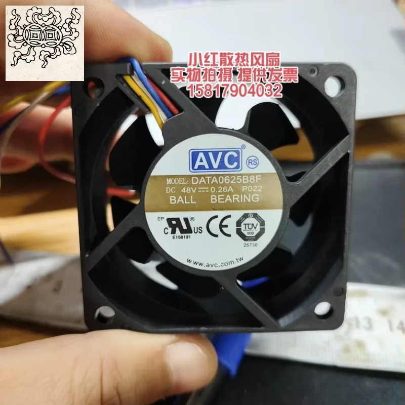 

Ltsf For AVC DATA0625B8F P022 DC 48V 0.26A 60x60x25mm 4-Wire Server Cooling Fan
