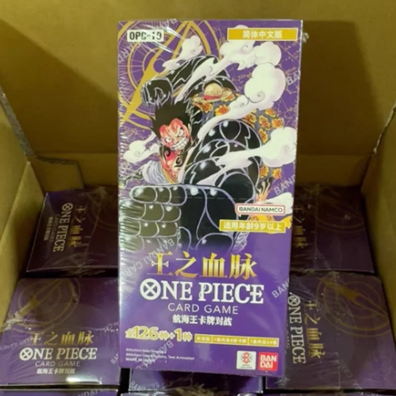 Bandai ONEPIECE Booster Pack OP-10 Lineage of Kings Punk Hazard Saga Versi Cina Kartu Permainan Anime Hadiah Mainan Istimewa
