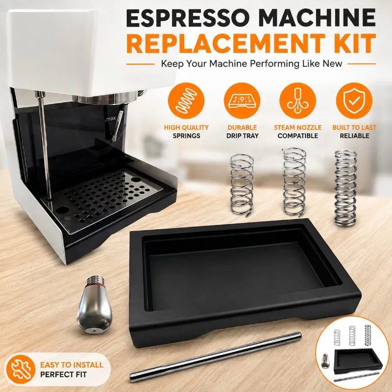 1Set Valve Spring Kit Low Profile Drip Tray 6/9/12 Bar OPV Spring For Gaggia Classic Pro Espresso Coffee Machine Accessories