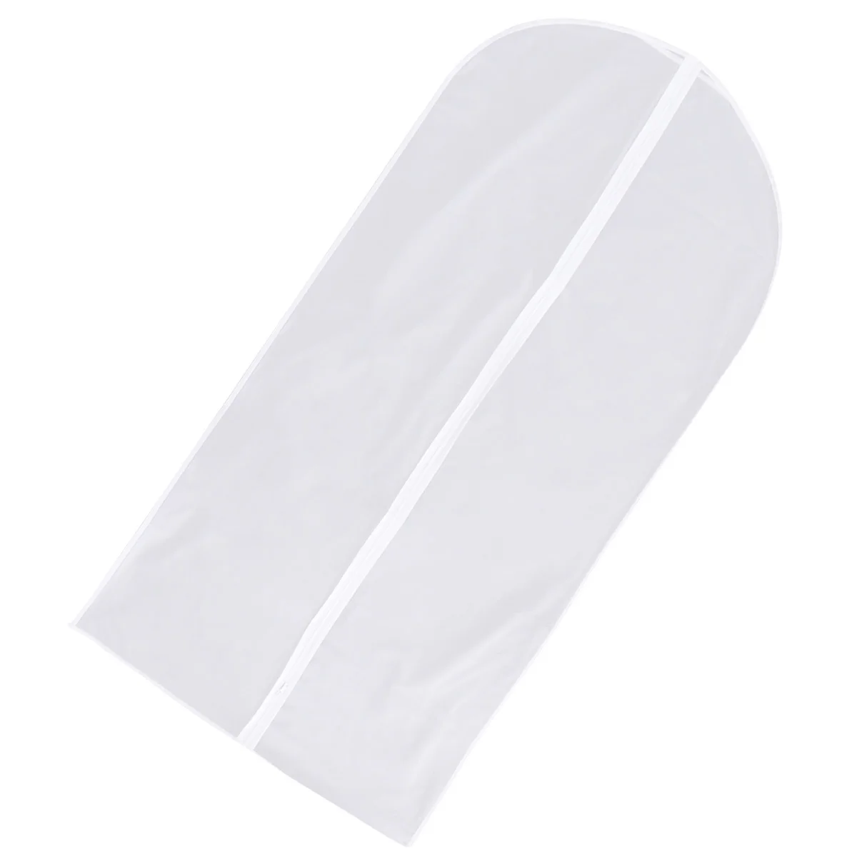 PEVA Clothes Cover Clear Plastic Garment Bags Semitransparent Storage Bags (White Size M 60*80CM) clothes bag