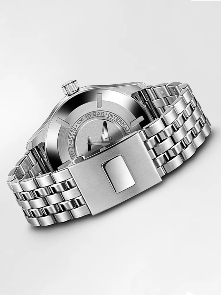 Adapted to Mark 20 Pilot Little Prince Steel Band Arc Quick Release Precision Steel Watch Band 21mm