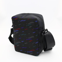 Le Mans Confetti JDM Style Mini Messenger Bag Small Crossbody Auto Car Racing Fabric Canvas Bags Seat Harness Safety Strap