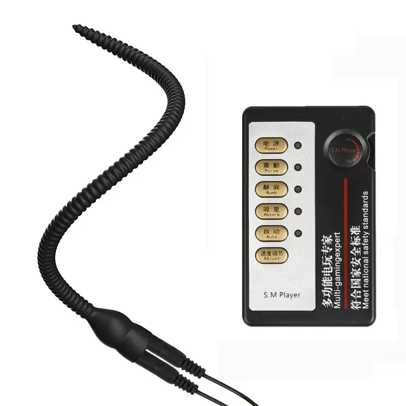 Electric Shock Silicone Penis Plug E-stim Urethral Catheter Dilator Bdsm Toys Electric Sex Stimulation For Men Gay Masturbator
