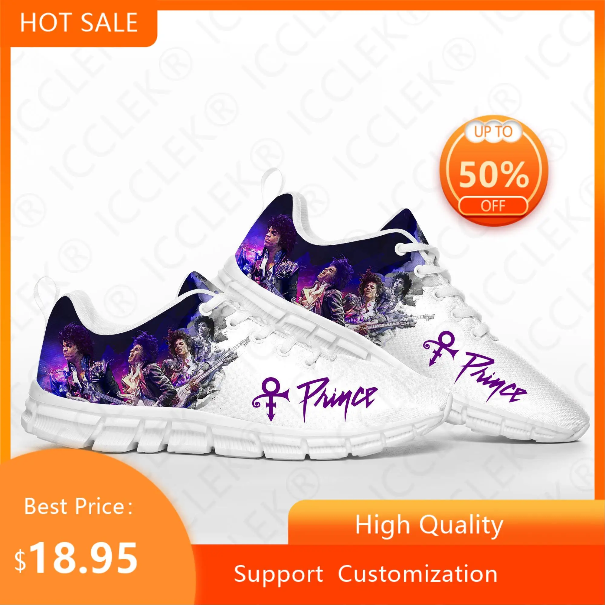 Prince Rogers Nelson Purple Rain Sports Shoes Mens Women Teenager Kids Children Sneakers Casual Custom High Quality Couple Shoes