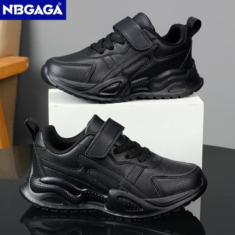 

Four Seasons Children's Fashion Sports Shoes Boys' Running Leisure Comfortable Walking Shoes School Small Kids White Sneaker