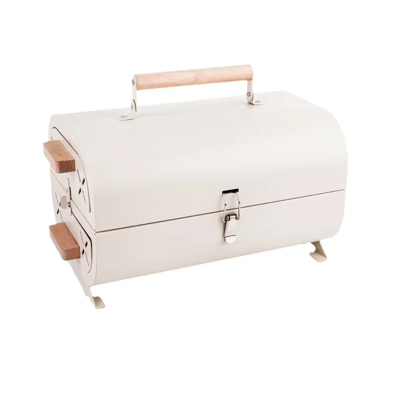 Barbecue Oven Household Grill Portable Outdoor Camping Non-smoking Grill Barbecue Cooking Appliances Double Sided Available view 5