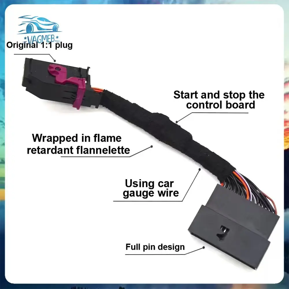 For VW Golf MK8 Auto Start Stop Delete Disable Eliminator Plug And Play