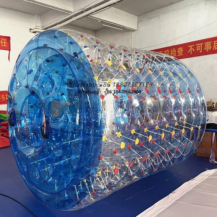 

Надувной водный роллер-шар по заводской цене, надувной цилиндрический роллер-шар для ходьбы по воде, зорб-шар для продажи