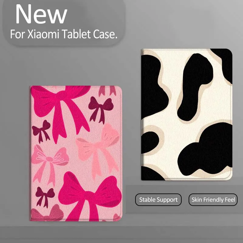 

Cow Print Cartoon Pattern Tablet Case For Xiaomi Redmi Mini Pad SE K 2 4 5 6 7 8 2023 2025 11 8.8 11.2 10.1 Pro Gift