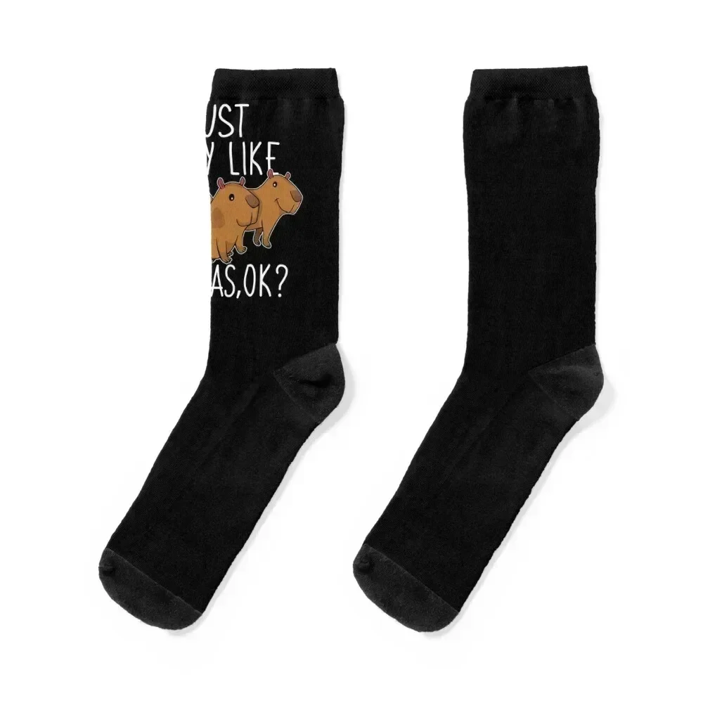 

Capybara Gift Kids Women Cute Capybara Socks anime custom sports funny gifts Antiskid soccer Women's Socks Men's