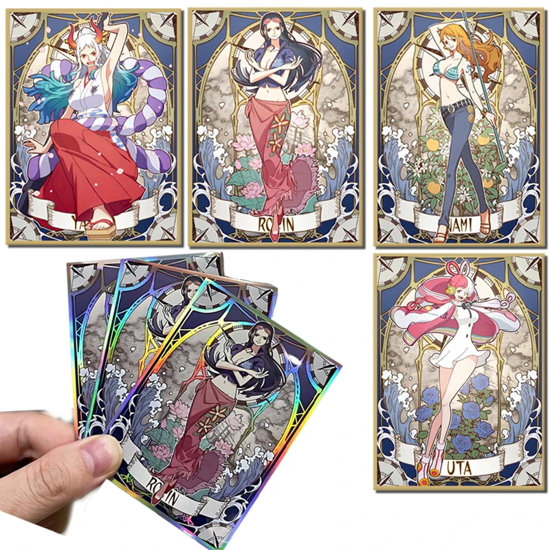 New Anime One Piece Nami Nico Robin Yamato Uta Pattern Card Protector Game Collection Children's Toys Birthday Christmas Gifts