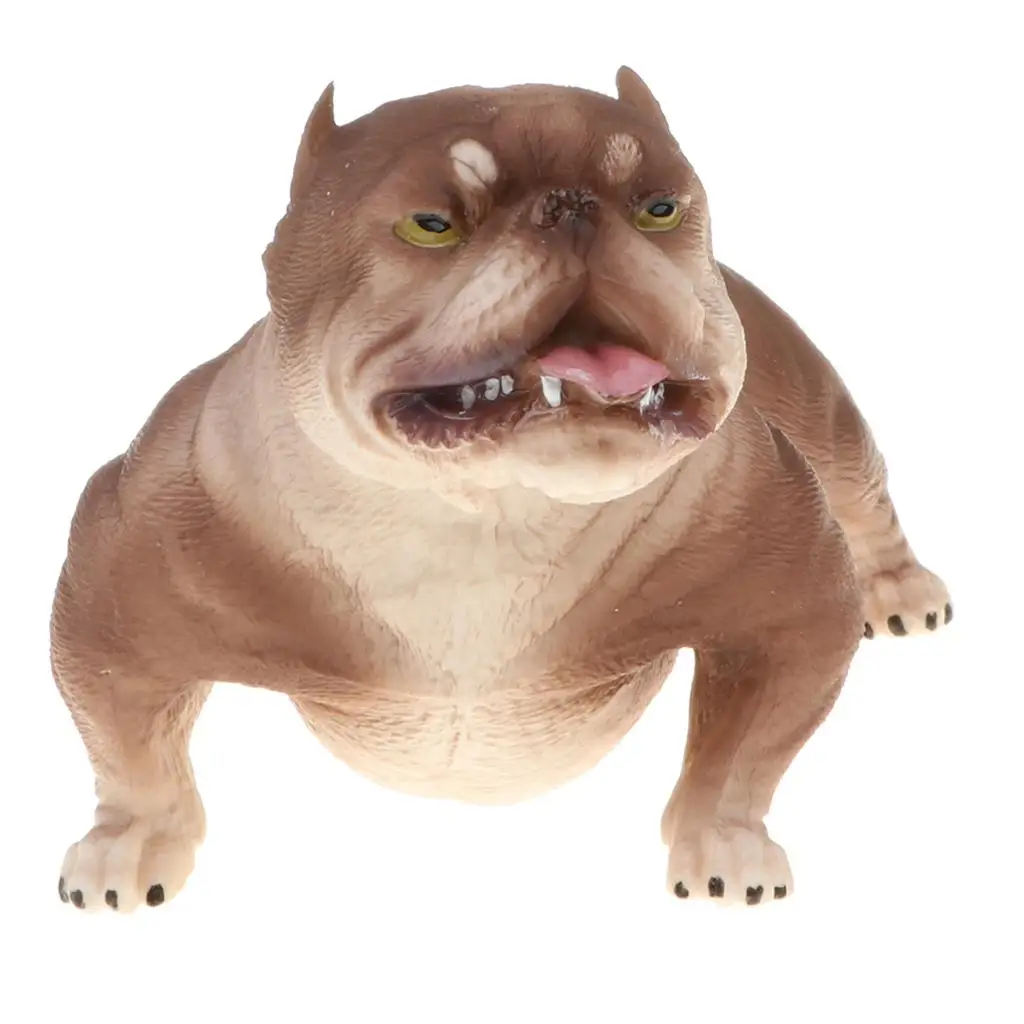 Wild/Farm Animal Simulation Animals Action Figure Pet Dog Model Kids Educational Learning Nature Playset Toy #B