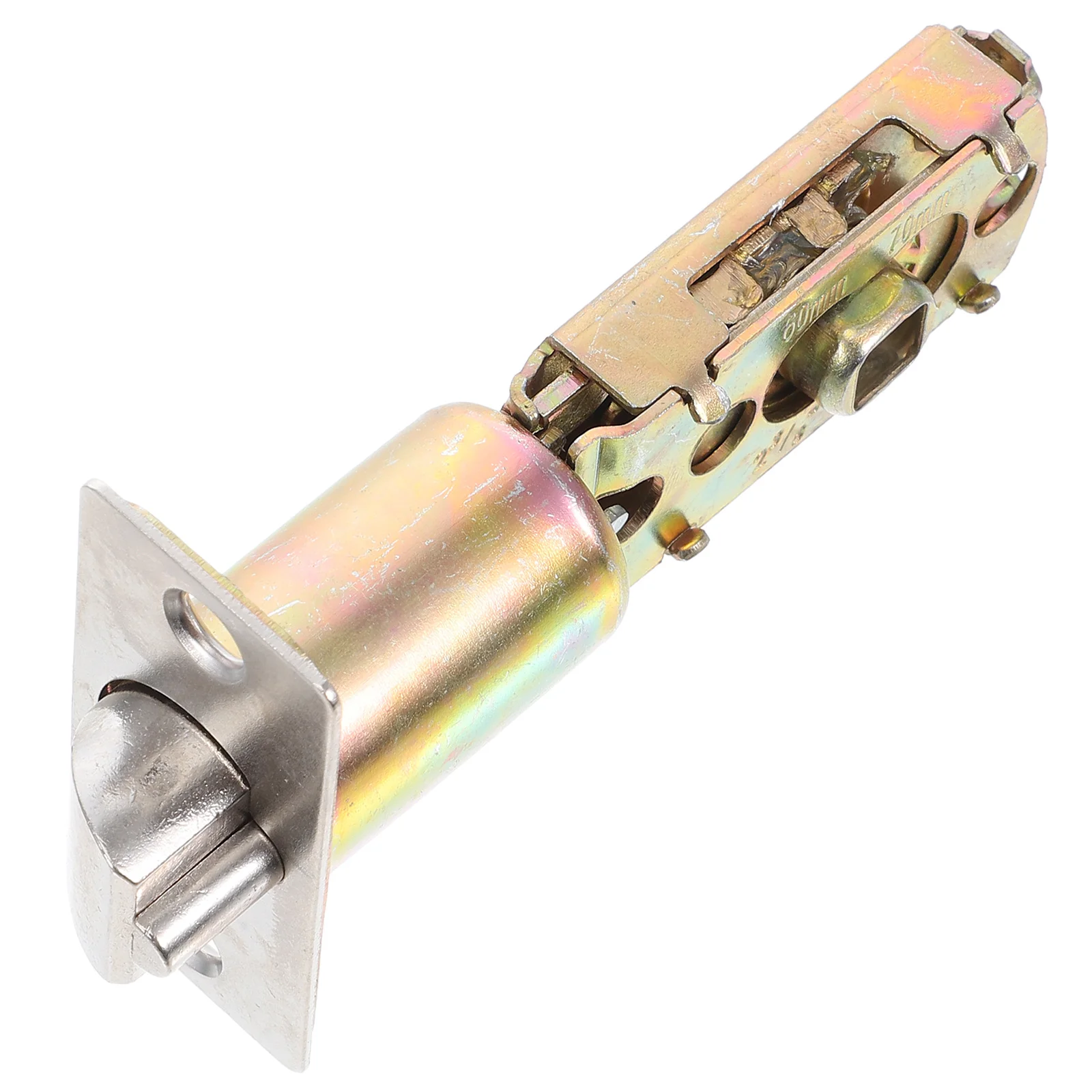 Loquet de serrure de porte réglable, conception tubulaire Mortice, Installation facile, pièces de rechange intérieures de chambre à coucher polyvalentes