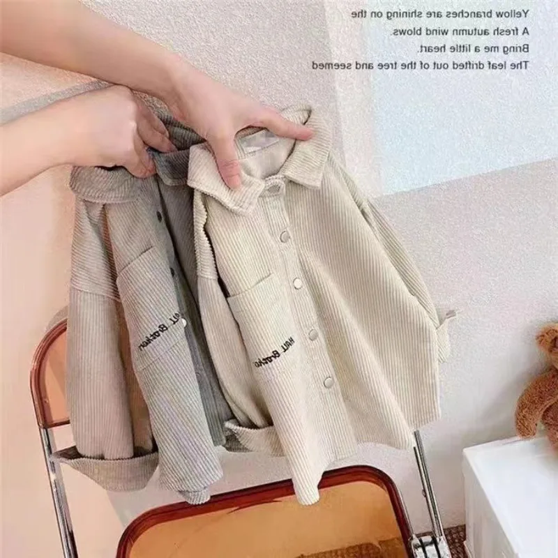 قمصان أطفال بلوزات سروال قصير للطفل طفل بلوزات بأكمام طويلة قمصان الفتيات 2025 ربيع الخريف ملابس الأطفال عادية #5