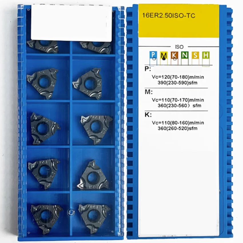16ER1.00ISO-TC/16ER1.50ISO-TC/16ER1.75ISO-TC/16ER2.00ISO-TC/16ER2.50ISO-TC/16ER3.00ISO-TC GM3225 16ER คาร์ไบด์10ชิ้น/กล่อง