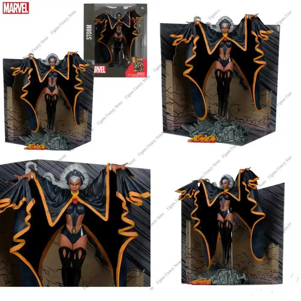 

Special Offer New Original Marvel Storm Ft. Spider-Man and The X-Men 1:10 Scale Posed Figure Mol Series Collection Ornament