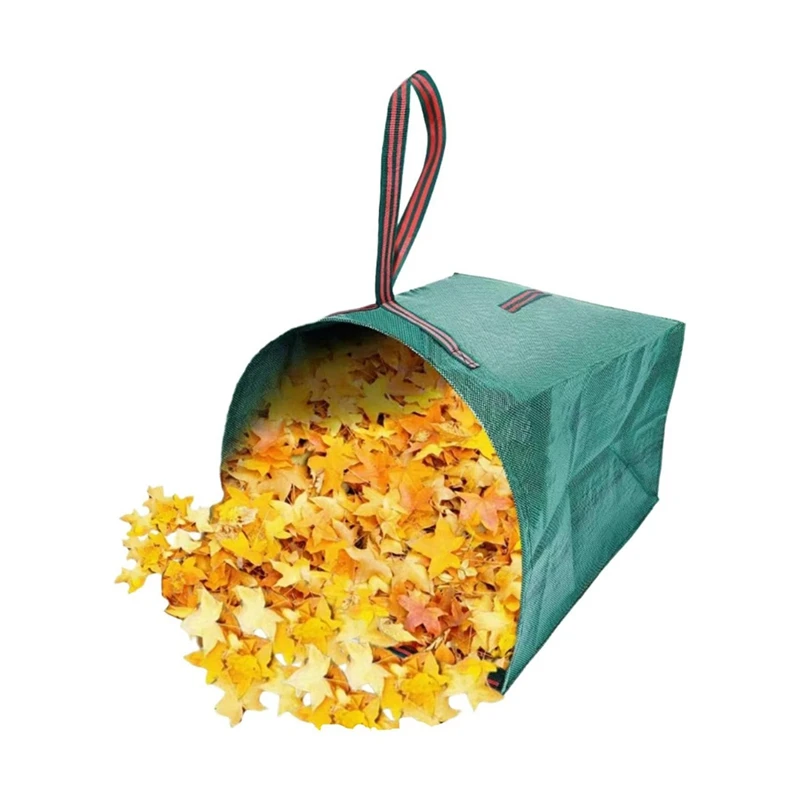 Leaf Collector,Large Yard Dustpan-Type Lawn And Leaf Bags,53-Gallons Reusable Yard Garden Bags For Leaves,Debris,Grass