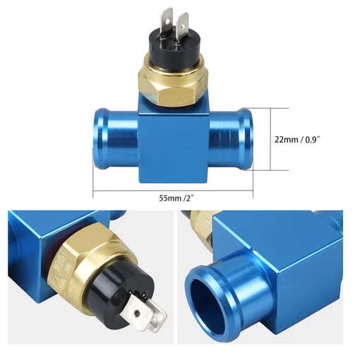 Imagen 2 del producto Termostato del ventilador del radiador del interruptor de temperatura para Yamaha YZ125 YZ250 YZ250F YZ450F TTR300 para KTM Kawasaki Suzuki Beta Sherco Honda