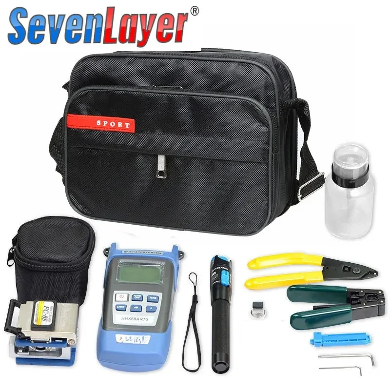 ftth-fiber-optic-tool-kit-fc-6s-fiber-cleaver-optical-power-meter-5-30km-visual-fault-locator-otdr-with-stripping-pliers