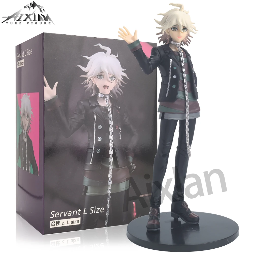 20 cm Komaeda Nagito Anime Figur Danganronpa 1 2 Action-Puppe zum Sammeln, Miniatur-Spielzeug, Pop-Up-Parade