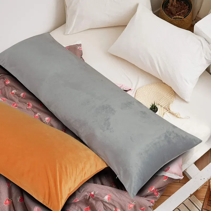 150x50cm Pregnancy Body Pillow Cover Dakimakura  Soft Plush Cushion Long Pillow Cases Large Size Zipper Pillowcase for Bed Sofa