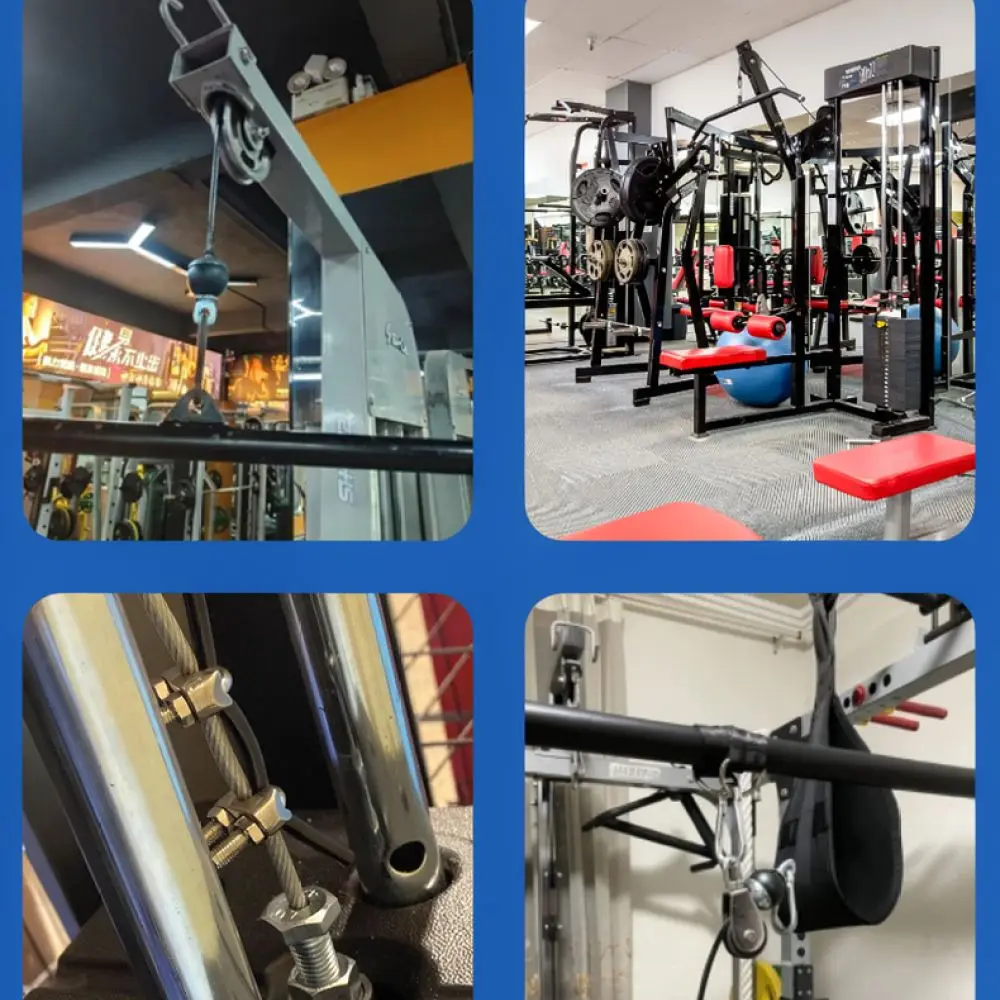 For For Yongrui Cable Machine Accessory Steel Wire Rope Fastener Strength Training Gym Equipment Connector Home Exercise