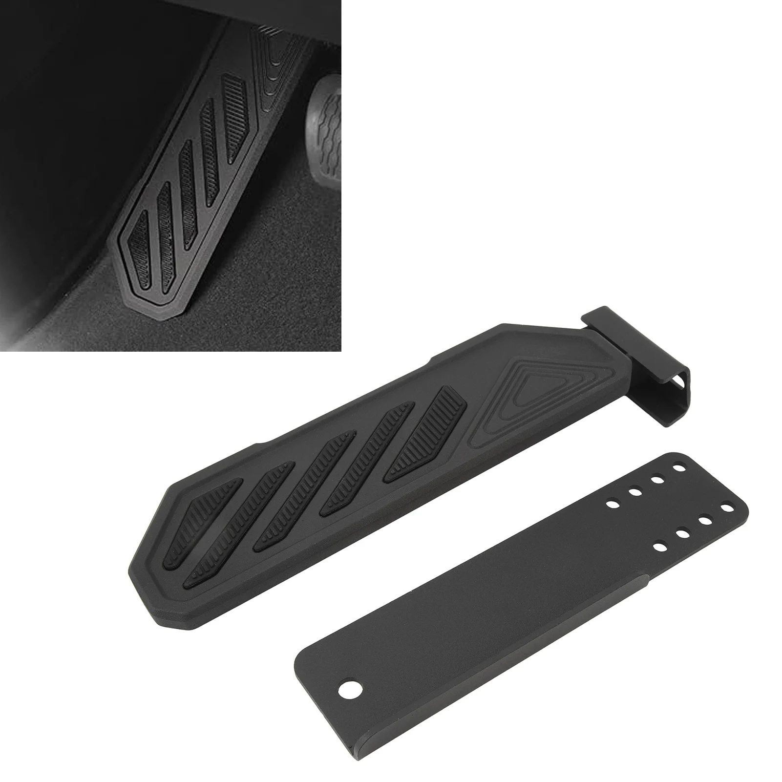 Driver's foot cushion pedal T04 seat lower corner protector is suitable for Tesla Model Y 2021-2023 front outer corner protector