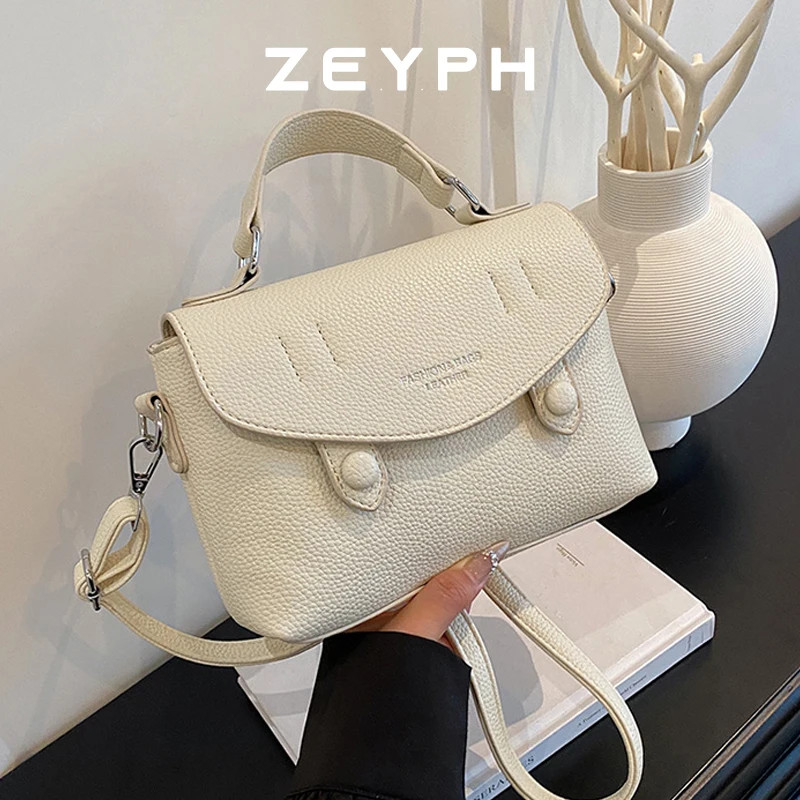 

Zeyph Women s Medium Shoulder Bag Tote Bag Crossbody Bag Lychee Skin Pattern Pu Designer Spring And Summer New Style