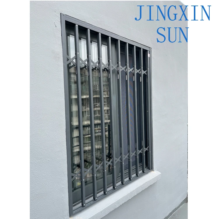 Aluminum alloy folding anti-theft window anti-theft door guardrail tensile protective window folding sliding window
