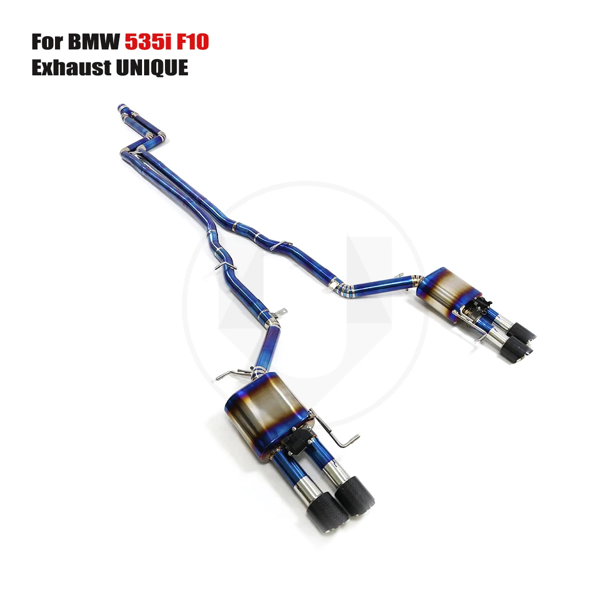 

UNIQUE For 2011-2017 BMW 535i F10 N55 3.0T high performance catback titanium valve exhaust system with exhaust muffler