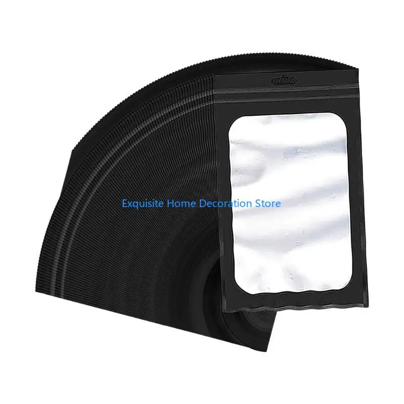 

L5BF 100Pcs Closing Bags for Gift Packaging Sealable Jewelry Storage Pouches