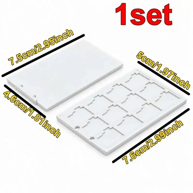 12 Slot MicroSD Card Holder Storage Case Holds 12 MicroSD Cards Memory Card Organizer Rack