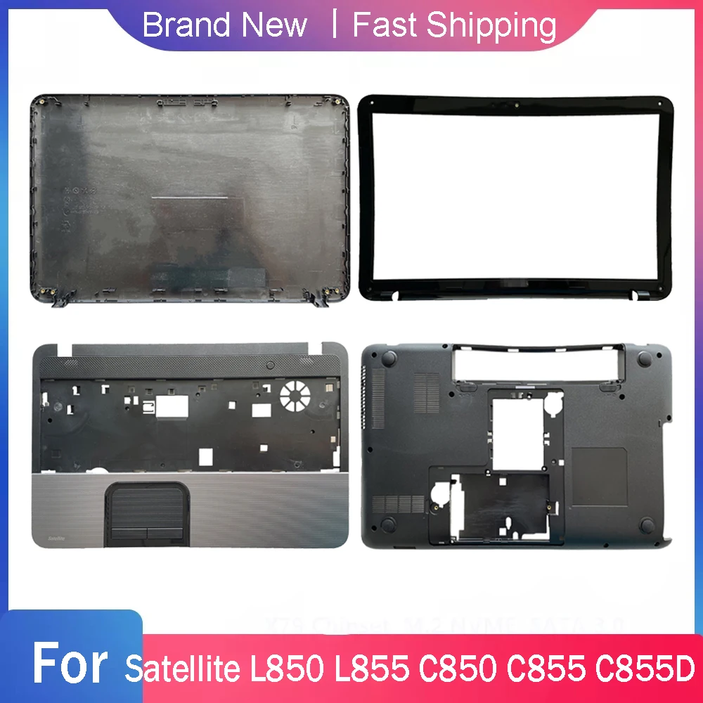 New Bottom Base Case For Toshiba Satellite L850 L855 C850 C855 C855D Laptop LCD Back Cover Front Bezel Palmrest A B C D Shell