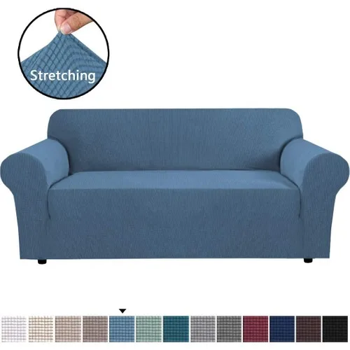 Bogda Honey comb Pattern Stretch Lastıklı Flexible Seat Sofa Case 3 Personality On Turquoise