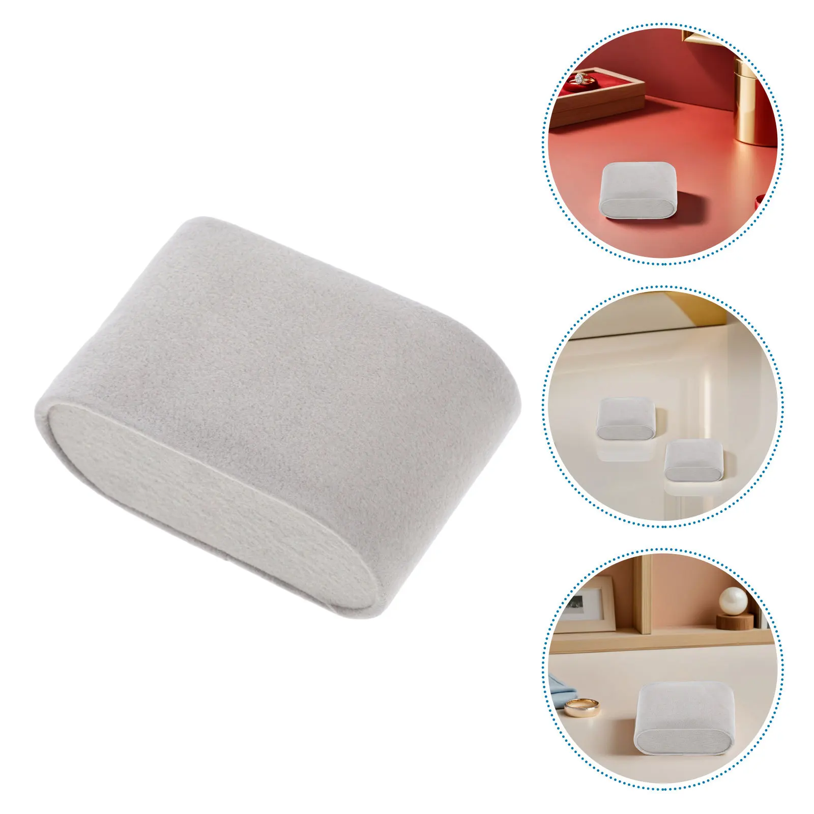 

12Pcs Jewelry Box Pillow Soft Cushioned Insert for Watch Display Storage Bangle Organizer Ideal for Retail Or Personal
