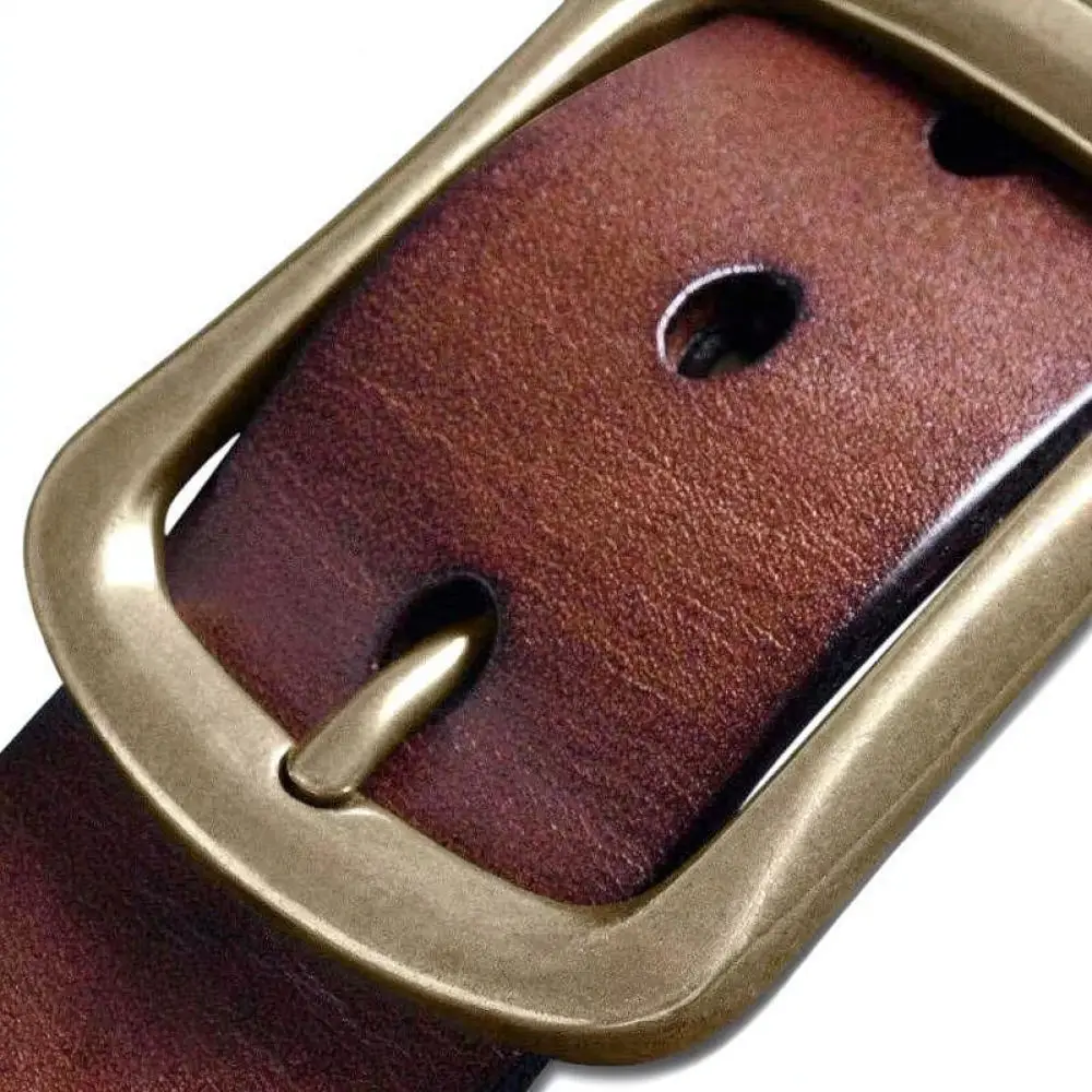 Unisex Casual Belt Pin Buckle Microfiber Waist Strap Simple Korean Fashion For Denim Jeans Daily Accessories