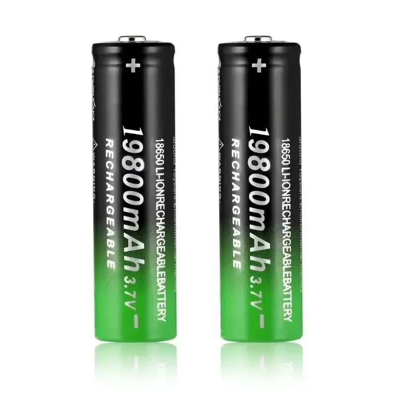 New 18650 Li-Ion battery 19800mAh rechargeable battery 3.7V for LED flashlight flashlight or electronic devices battery