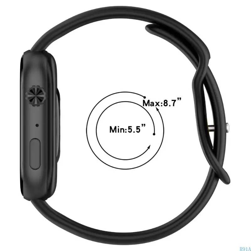 R91A Banda suave Belin pulsera unisex para Rossini 2i Correas resistentes agua Pulseras Fitness y Casual Uso fácil