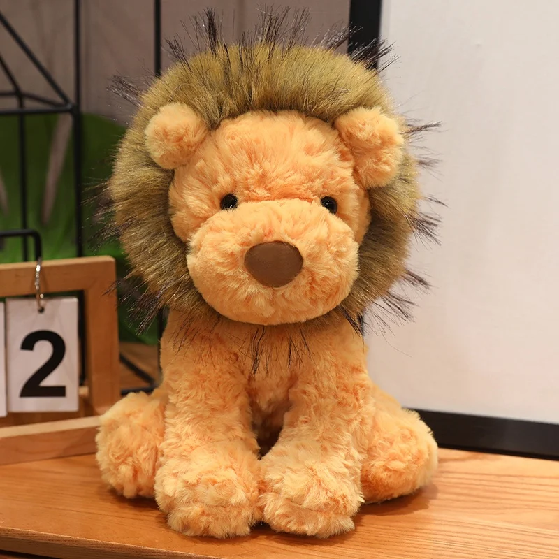 

Super Soft Cute Lion Plush Toys Stuffed Animals Cartoon Lion Companion Dolls Toys Room Decoration Birthday Gifts
