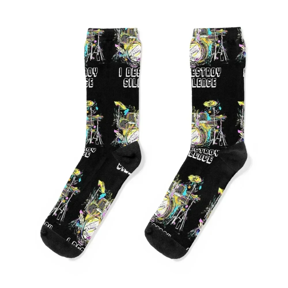 

Drummer music drums Socks Thermal man winter colored Girl'S Socks Men's