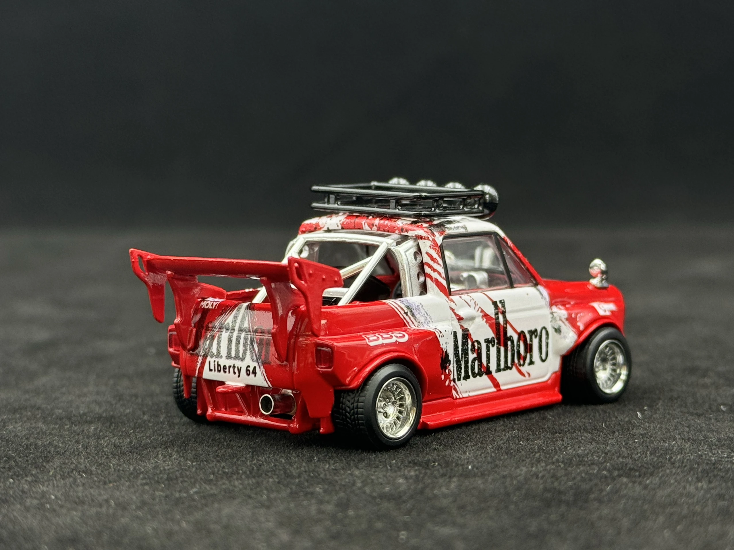 Diecast escala 1:64 liberty honda atualizado corpo largo mini captador liga modelo de carro brinquedo colecionável presente lembrança exibição ornamento