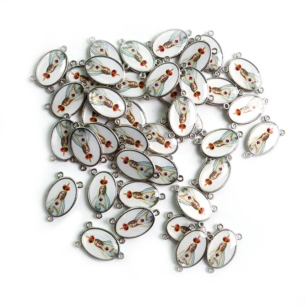 Rosenkranz-Mittelstücke Unserer Lieben Frau von Fatima, beliebt in Spanien